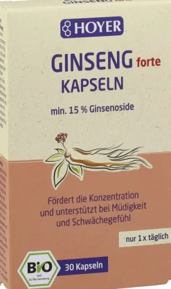 Hoyer Gedächtnisleistung^- Ginseng Kapseln, 30Stk