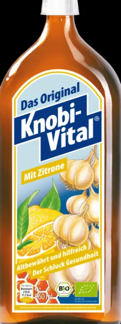 KnobiVital Naturheilmittel GmbH Herz Und Kreislauf^KnobiVital - Zitrone bio 960ml
