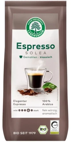 Lebensbaum (Ulrich Walter GmbH) Kaffee|Kaffee^Lebensbaum - Espresso Solea® bio, gemahlen, 250g