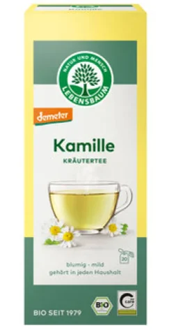 Lebensbaum (Ulrich Walter GmbH) Kräutertee|Glutenfreie Lebensmittel^Lebensbaum - Kamille Kräutertee, 20 FB