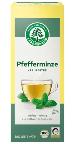 Lebensbaum (Ulrich Walter GmbH) Kräutertee^LEBENSBAUM - Pfefferminze, 20x1,5g