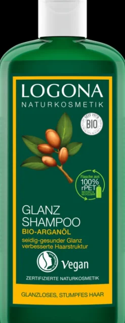 LOGONA Haarpflege^- Glanz Shampoo Bio-Arganöl 250 ml