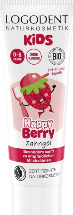 LOGONA Mund- Und Zahnpflege^- Kids Zahngel Happy Berry, 75ml