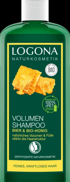 LOGOCOS Naturkosmetik AG Haarpflege^Logona - Volumen Shampoo Bier & Bio-Honig 250 ml