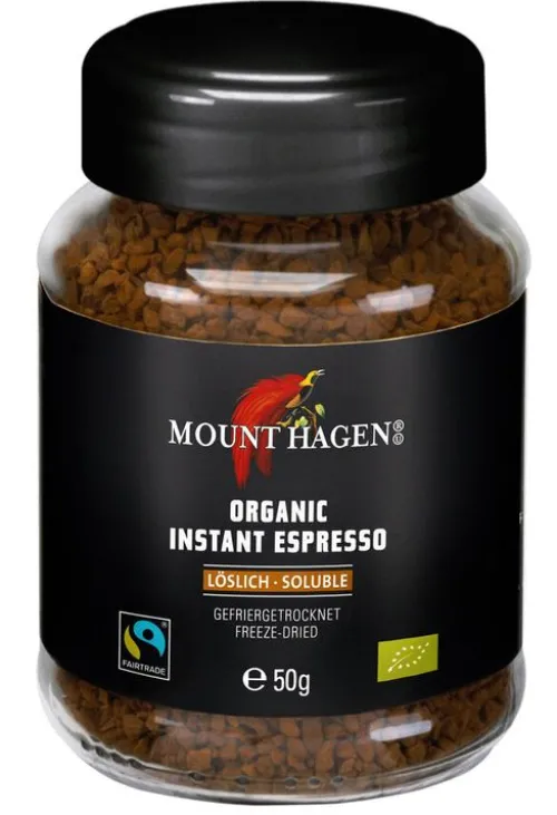 Mount Hagen Kaffee|Kaffee^- Bio Fairtrade Instant Espresso, 50g