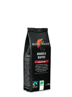 Mount Hagen Kaffee|Kaffee^- Bio FT Naturland Arabica ganze Bohne, 250g