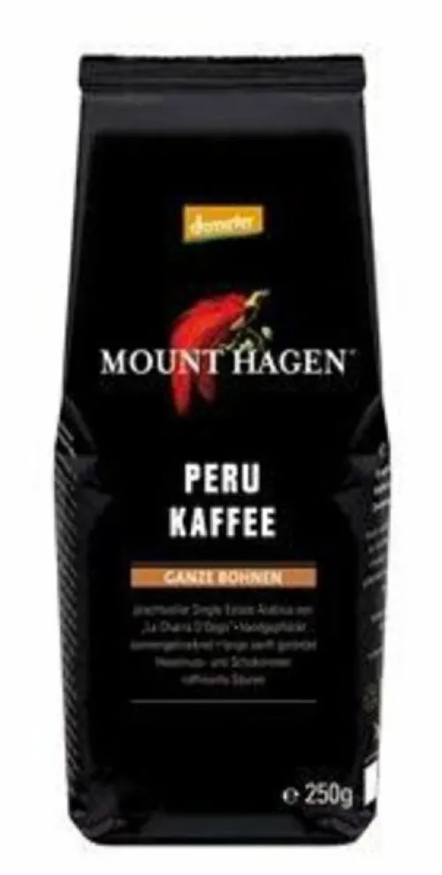 Mount Hagen Kaffee|Kaffee^- Demeter Röstkaffee Bohne, 250g