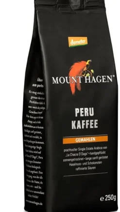 Mount Hagen Kaffee|Kaffee^- Demeter Röstkaffee gem., 250g