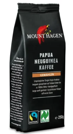 Mount Hagen Kaffee|Kaffee^- Papua Neuginea Bio  FT Naturl.Röstkaffee gem., 250g