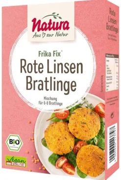 Natura-Werk Gebr. Hiller GmbH & Co. KG Fertiggerichte|Fertiggerichte^Natura - Frika Fix Rote Linsen-Bratlinge bio, 150g