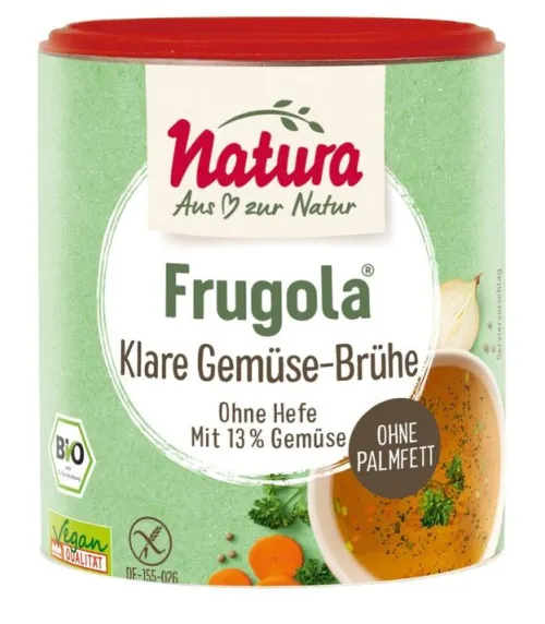 Natura-Werk Gebr. Hiller GmbH & Co. KG Brühen & Würze|Brühen^Natura - Frugola Klare Gemüsebrühe ohne Hefe bio 200g