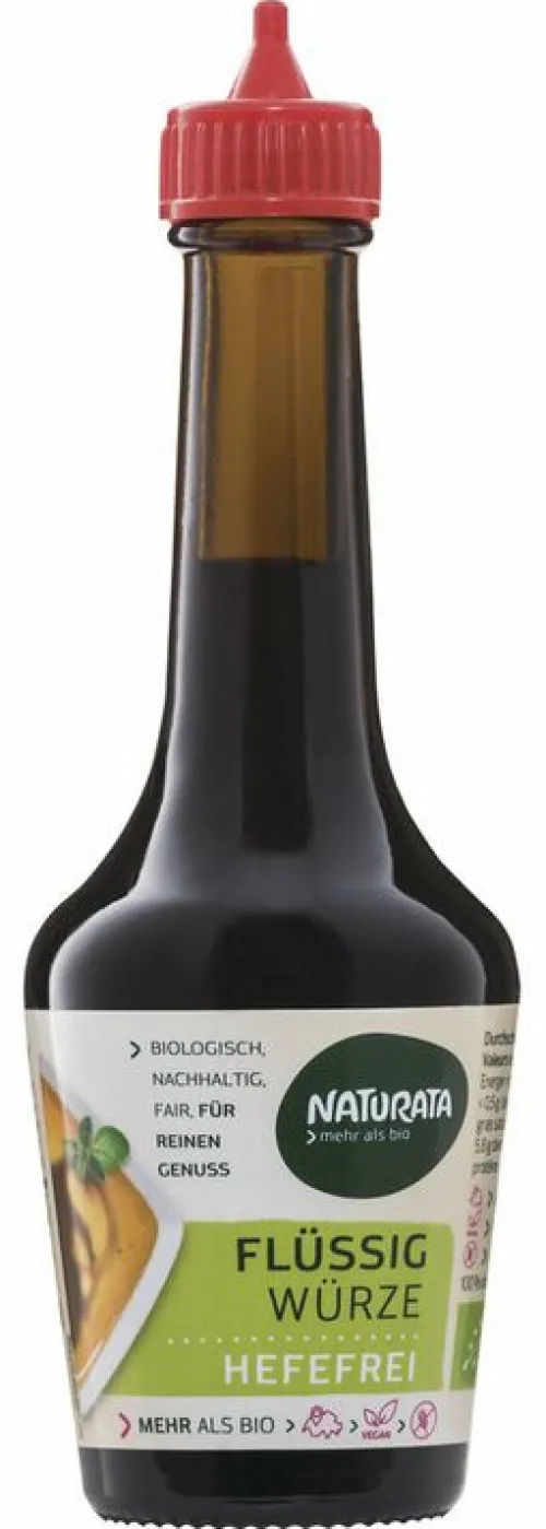 NATURATA Gewürze Und Kräuter|Glutenfreie Lebensmittel^- Flüssigwürze hefefrei, 90ml