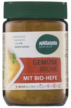 NATURATA Brühen & Würze|Brühen^- Gemüsebrühe mit Bio-Hefe, 200g