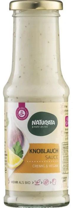NATURATA Saucen Und Dressing|Glutenfreie Lebensmittel^- Knoblauch Sauce, 210ml