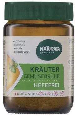 NATURATA Brühen & Würze|Brühen^- Kräuter Gemüsebrühe hefefrei bio, 200g