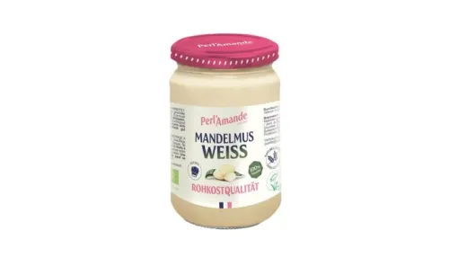 Perl'Amande Nussmuse|Glutenfreie Lebensmittel^- Mandelmus weiss Rohkost bio 500g