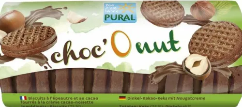 PURAL Knabbergebäck^- Choc'O nut bio 85g