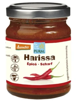 PURAL Gewürze Und Kräuter|Glutenfreie Lebensmittel^- Harissa demeter 125g