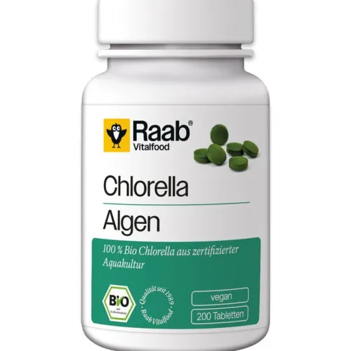 Raab Vitalfood Vitamine Und Mineralien^- Bio Chlorella 200 Tabletten