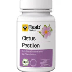 Raab Vitalfood Hals, Mund Und Rachen^- Bio Cistus-Pastillen 90 Stk.