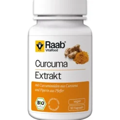 Raab Vitalfood Pflanzen Und Kräuter^- BIO Curcuma forte 90 Kapseln à 500 mg
