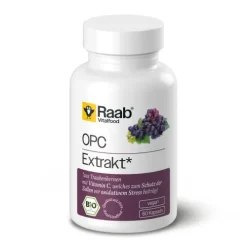 Raab Vitalfood Vitamine Und Mineralien^- BIO OPC Extrakt 60 Kapseln à 450 mg, 27g