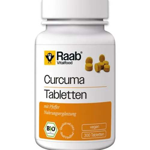 Raab Vitalfood Pflanzen Und Kräuter^- Curcuma-Tabletten bio 300Stk