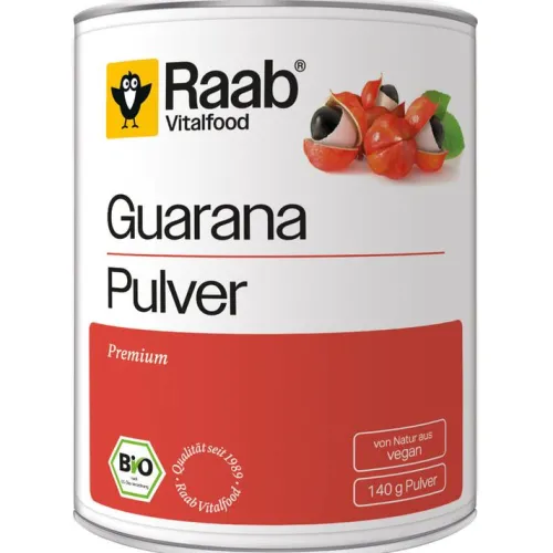 Raab Vitalfood Gedächtnisleistung^- Guarana-Pulver bio 140g
