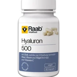Raab Vitalfood Haare, Haut Und Nägel^- Hyaluron 500 60 Kps.