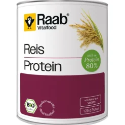 Raab Vitalfood Smoothie-Pulver|Glutenfreie Lebensmittel^- Reis Protein Pulver bio 125g