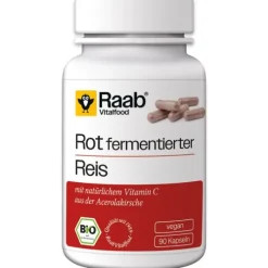 Raab Vitalfood Vitamine Und Mineralien^- Rot Fermentierter Reis bio, 90 Kapseln