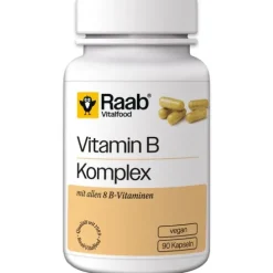 Raab Vitalfood Vitamine Und Mineralien^- Vitamin B-Komplex Kapseln, 90 Kaps.