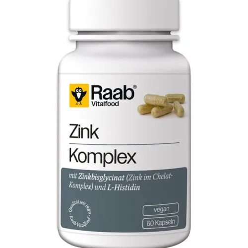 Raab Vitalfood Immunsystem|Haare, Haut Und Nägel^- Zink Komplex 60 Kapseln