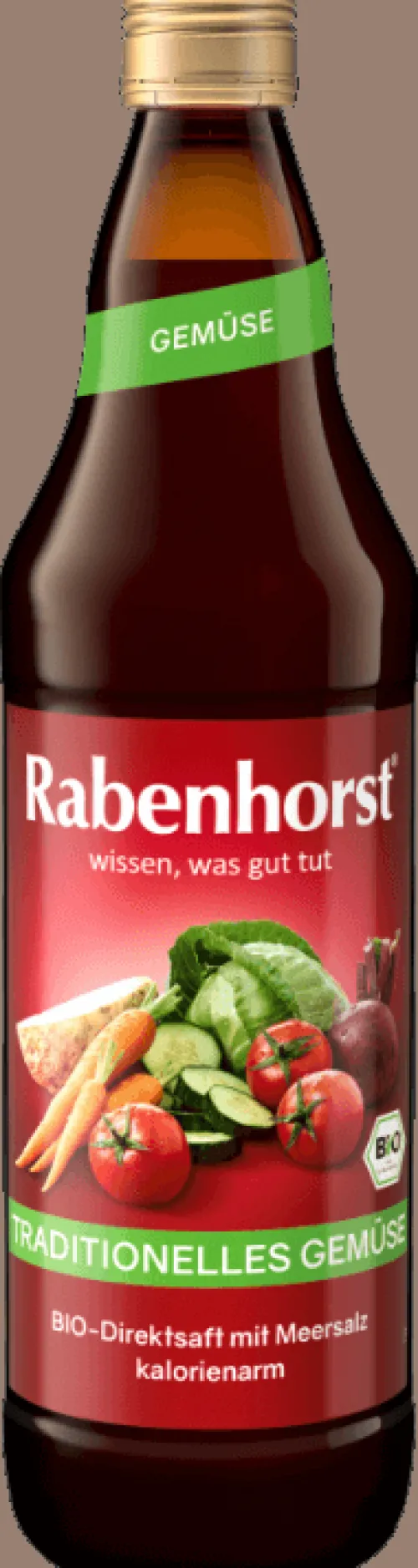 Haus Rabenhorst O. Lauffs GmbH & Co. KG Gemüsesäfte|Glutenfreie Lebensmittel^Rabenhorst - Gemüse-Saft bio 700ml