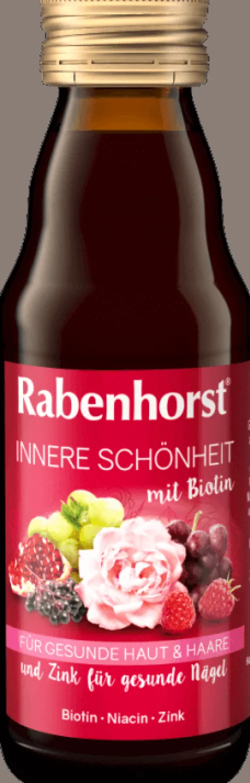 RABENHORST Fruchtsäfte|Glutenfreie Lebensmittel^- Innere Schönheit mit Biotin 125ml