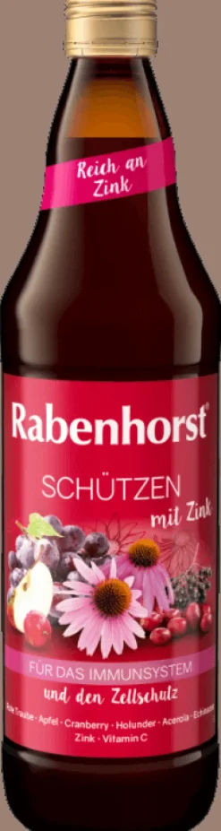 RABENHORST Fruchtsäfte^- Schützen mit Zink 700ml
