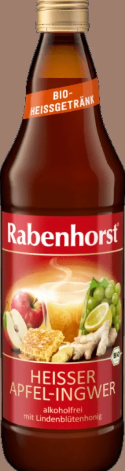 RABENHORST Fruchtsäfte|Glutenfreie Lebensmittel^Heißer Apfel-Ingwer Bio 700ml