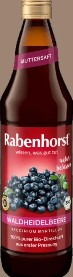 RABENHORST Fruchtsäfte^Waldheidelbeere Muttersaft, bio, 700 ml
