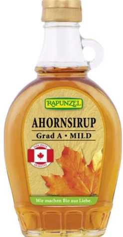 RAPUNZEL Sirup|Glutenfreie Lebensmittel^- Ahornsirup Grad A mild vegan bio, 250ml