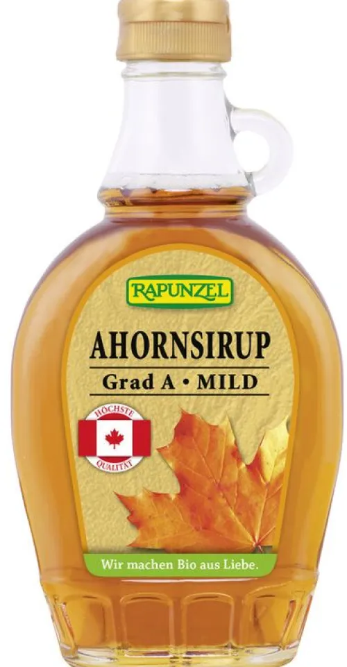 RAPUNZEL Sirup|Glutenfreie Lebensmittel^- Ahornsirup Grad A mild vegan bio, 250ml