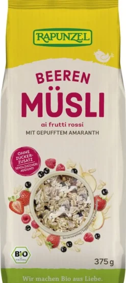 RAPUNZEL Breie & Müsli^- Beeren Müsli vegan bio, 375g