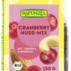 RAPUNZEL Mischungen|Glutenfreie Lebensmittel^- Cranberry-Nuss-Mix, 150g