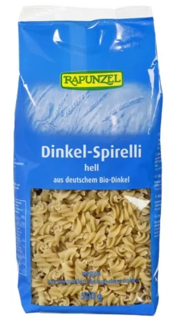 RAPUNZEL Nudeln|Nudeln^- Dinkel-Spirelli hell aus Deutschland, 500g
