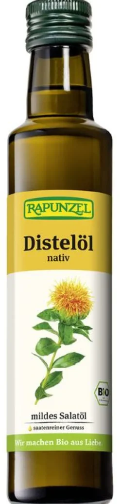 RAPUNZEL Fette & Öle|Glutenfreie Lebensmittel^- Distelöl nativ, 250ml