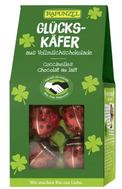 RAPUNZEL Schokolade|Glutenfreie Lebensmittel^- Glückskäfer HIH, 100g