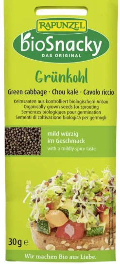 RAPUNZEL Gewürze Und Kräuter|Glutenfreie Lebensmittel^- Grünkohl bioSnacky, 40g