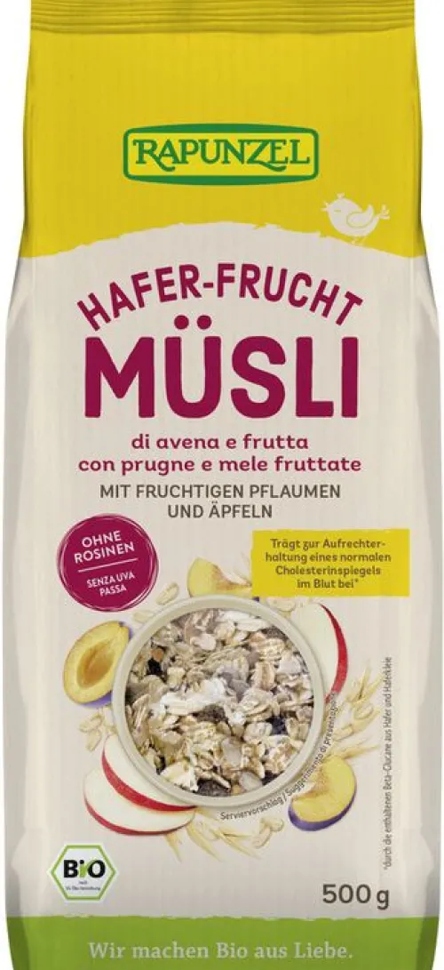 RAPUNZEL Breie & Müsli^- Hafer-Frucht Müsli, 500g