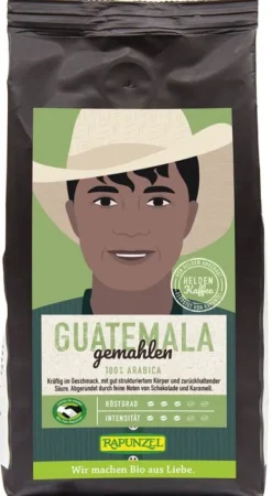 RAPUNZEL Kaffee|Kaffee^- Heldenkaffee Guatemala, gemahlen HIH, 250g
