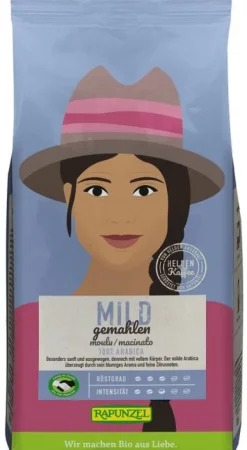 RAPUNZEL Kaffee|Kaffee^- Heldenkaffee Mild, gemahlen bio vegan 250g