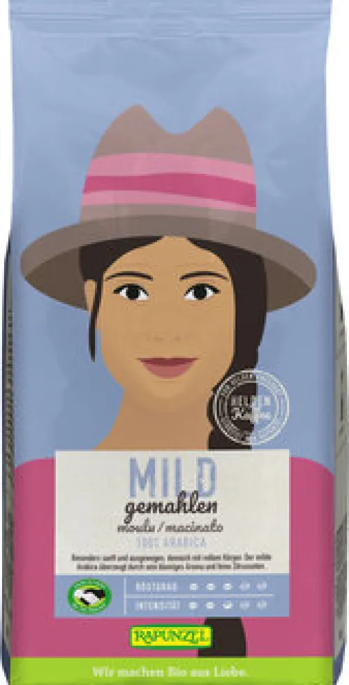 RAPUNZEL Kaffee|Kaffee^- Heldenkaffee Mild, gemahlen HIH, bio 500g